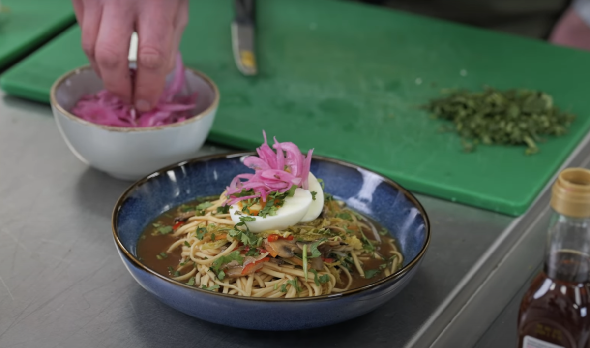 Pickled Pink Onions